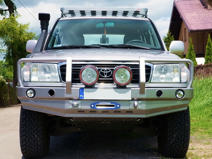 фото №6, Toyota land cruiser 100 бампер з плита лебёдка