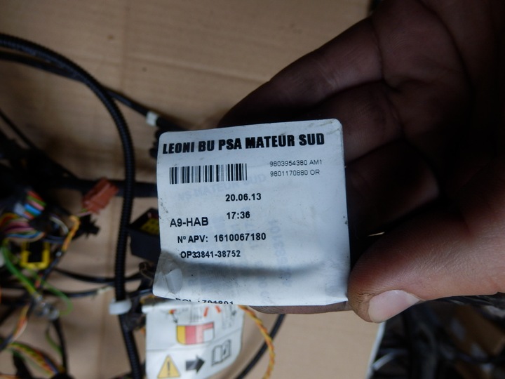 фото №7, Peugeot 208 1.2 vti жгут интерьера кабины instalac