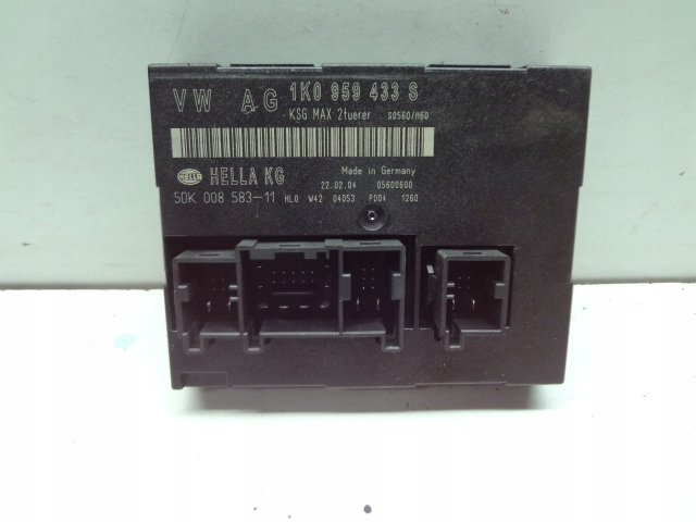 фото №1, Vw golf v 04-09r модуль комфорта 1k0959433s