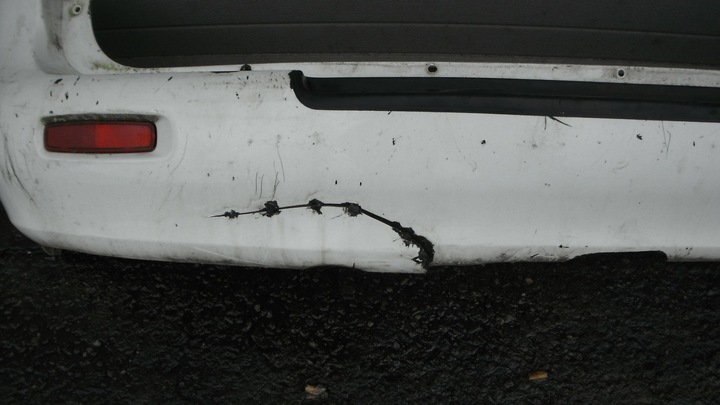 фото №11, Hyundai h1 97-07 бампер зад задній пошкоджений