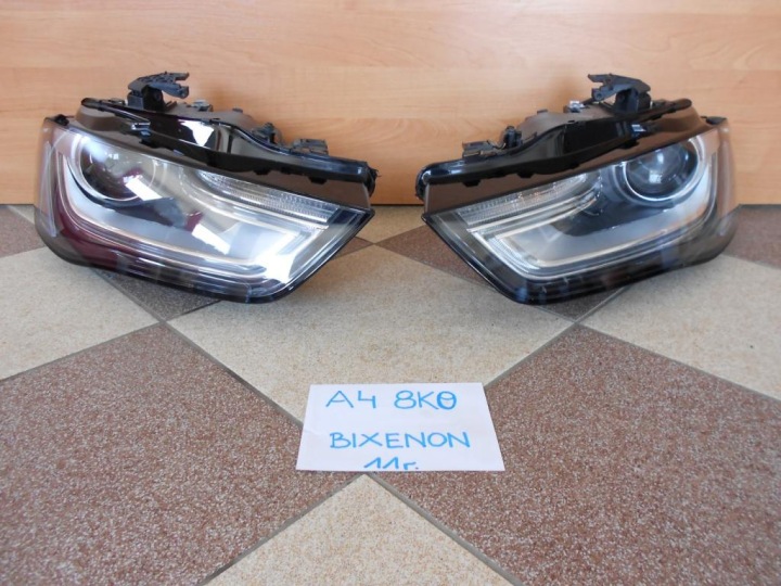 Feux phare Bi-Xenon Audi A4 8K9 8K0 LED Avant Droit