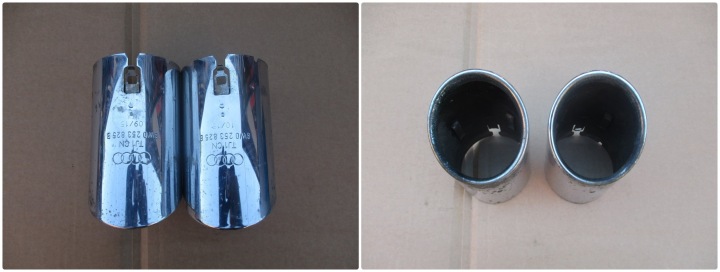 krytka koncovka výfuku Audi A4 8W9 8W0253825B