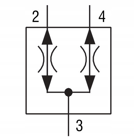 Обозначение на схеме перекидной клапан