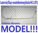 Zdjęcie oferty: Latarnia lampa peron dworzec slup H0 makieta model