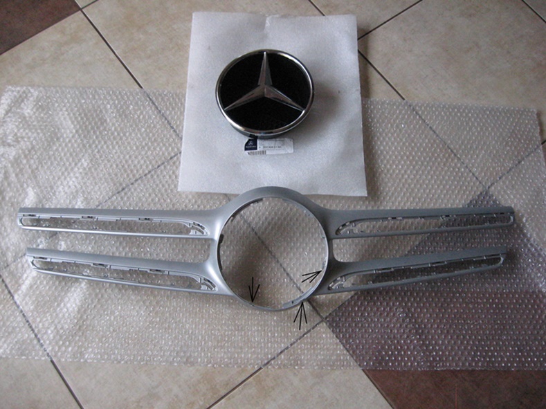 фото №1, Решётка радиатора - накладка решетка - mercedes glc - w253 !!!