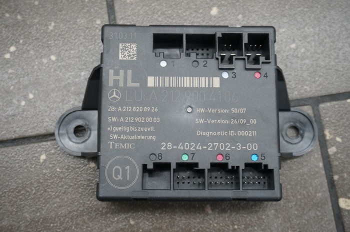 фото №1, Модуль дверь mercedes-benz оригинальный номер a2129004106