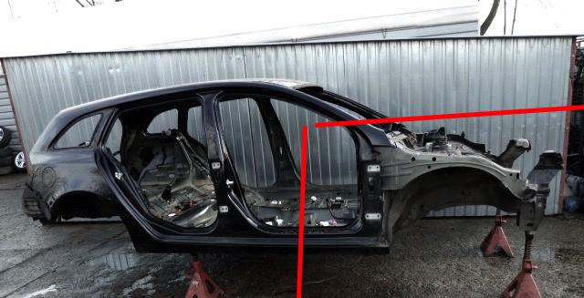 Купити Лонжерон стійку  чверть права opel insignia a