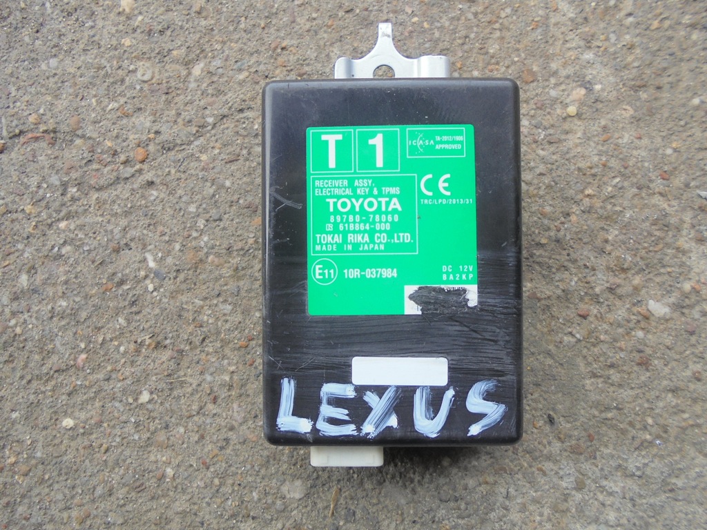 фото №1, Бортовой компьютер assy toyota lexus 897b0-78060
