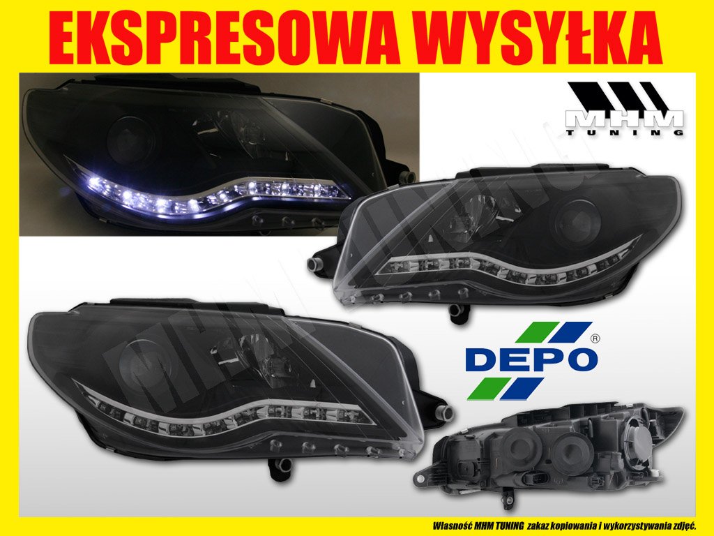 фото №2, Фара лампа dayline light led vw passat cc 3c8