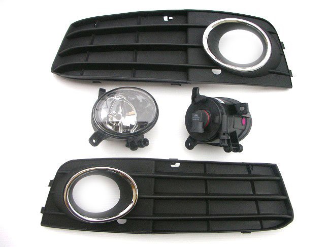 фото №1, Протитуманна фара + решітка audi a4 b8 2007-2011