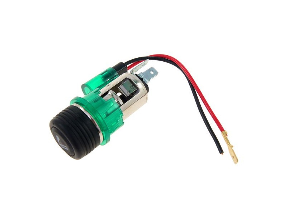 фото №1, Прикуриватель euro, зелёные подсветка