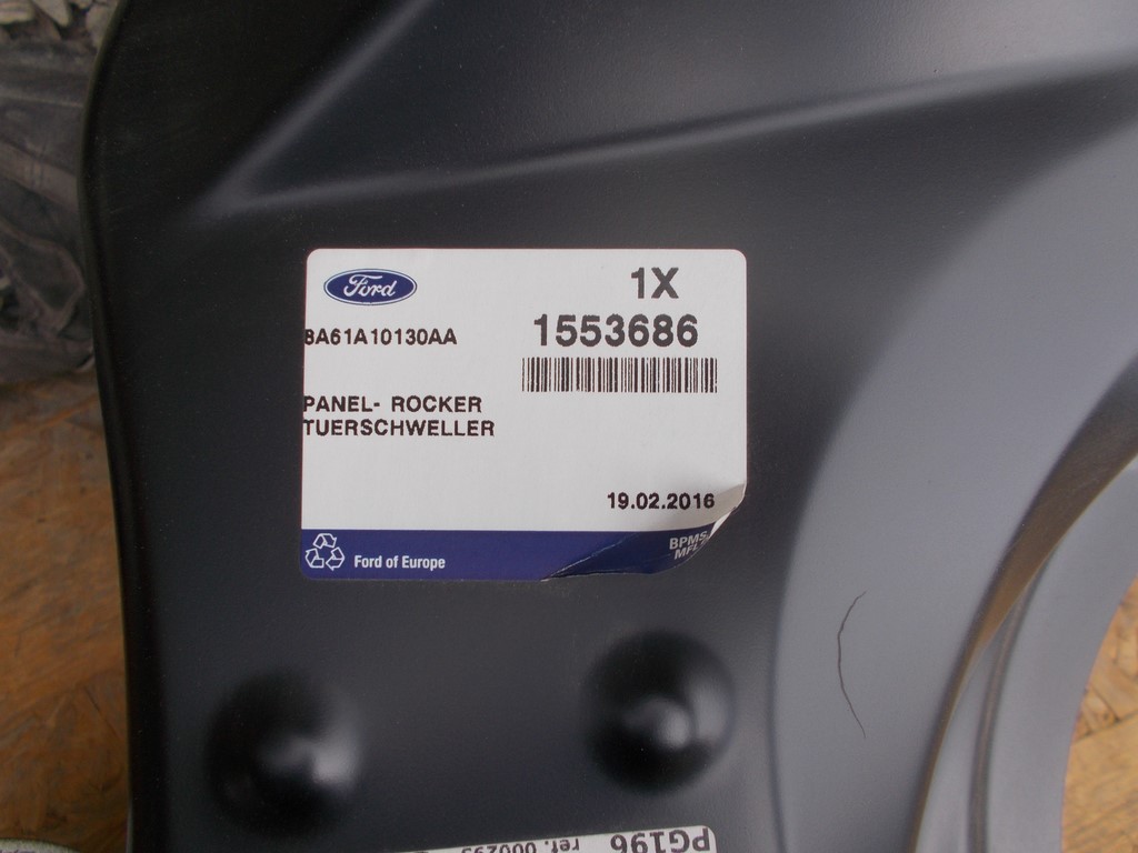 фото №4, Новый правый порог блок двигателя обшивка ford fiesta mk7