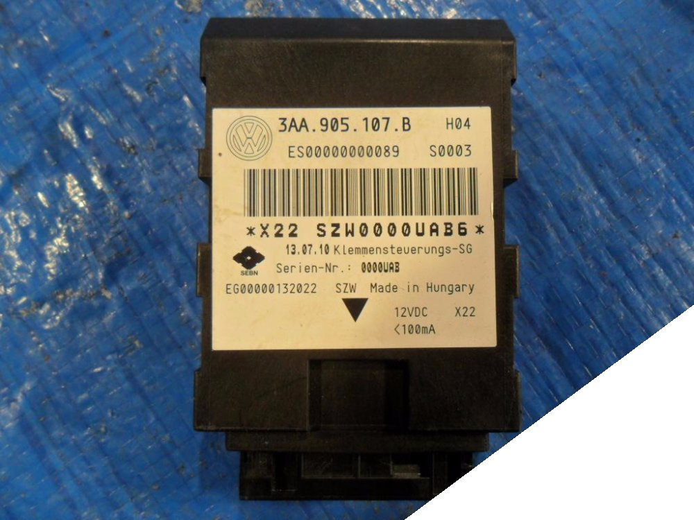 фото №1, Vw passat b7 модуль запуск стоп 3aa905107 b