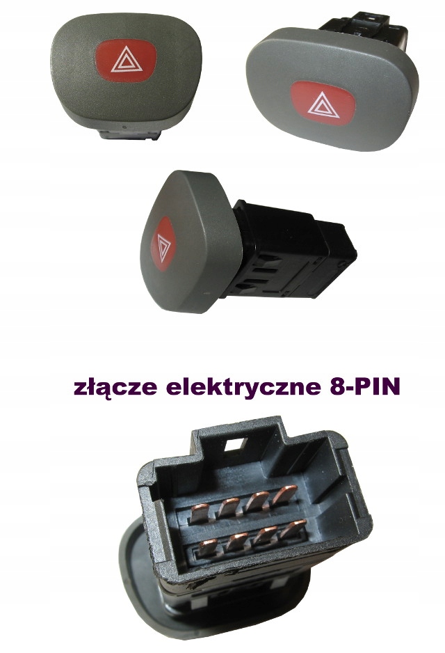 фото №2, Кнопка світла аварійних renault thalia 1 i