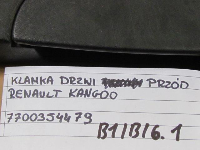 фото №3, Ручка двері лівий перед renault kangoo 7700354479