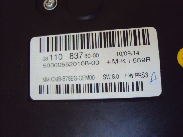 фото №5, Лічильник citroen c4 picasso ii 2013- 9811083780