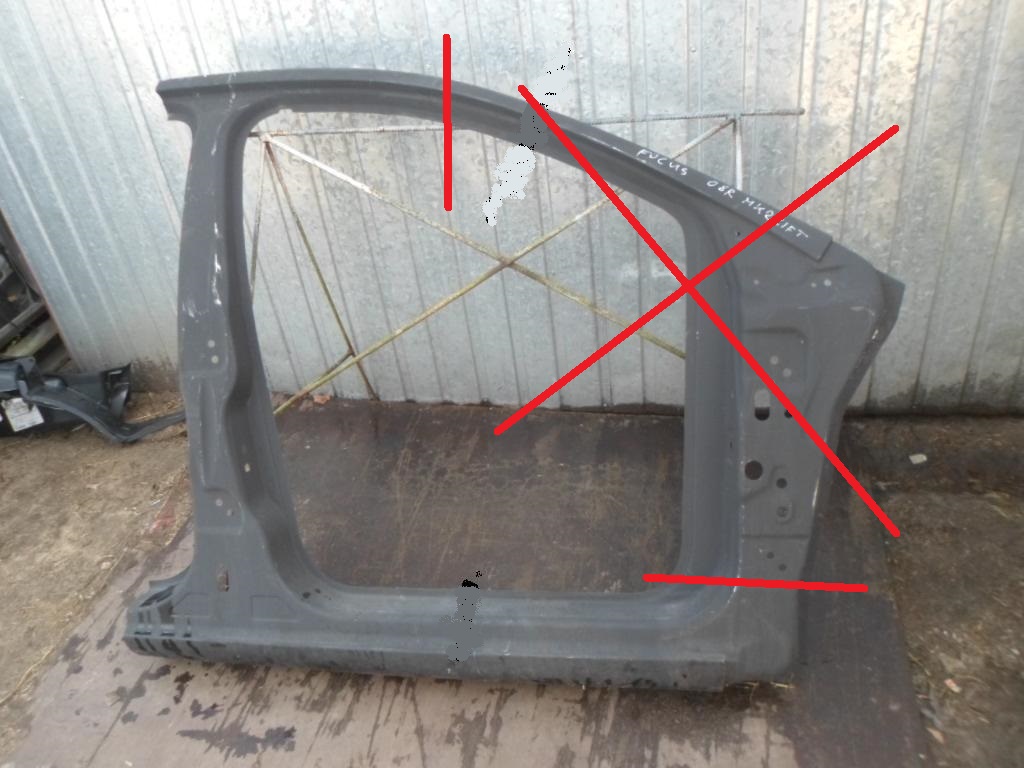 Купить Focus mk2 рестайлинг  стойку порог обшивка правый  2007-