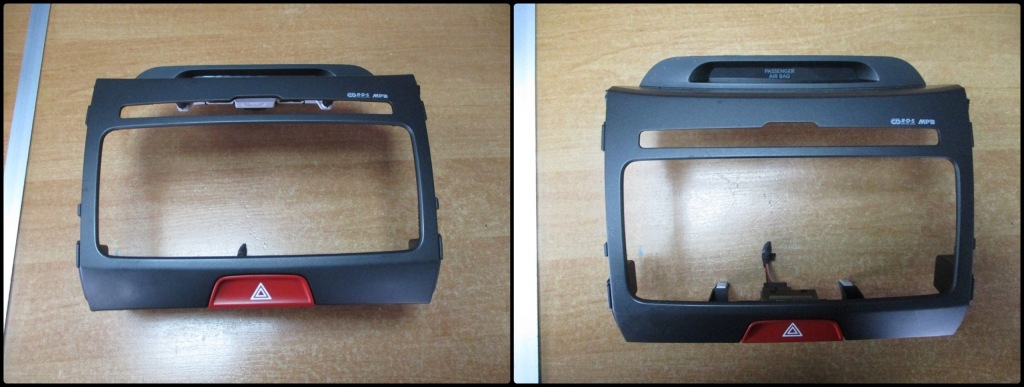 фото №1, Рамка консолі аварійна kia sportage iii