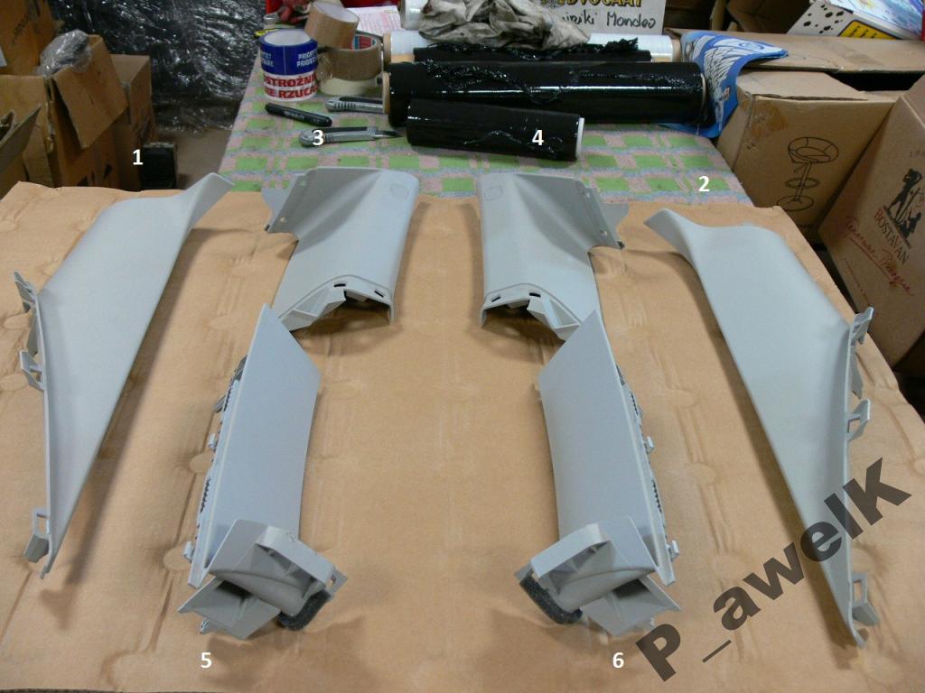 фото №2, Пластики захист стійок задня ford mondeo mk4 hb