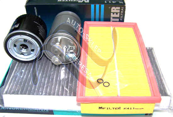 фото №2, Набор 4 фильтры ford focus mk1 i 1.8di 1.8tdi