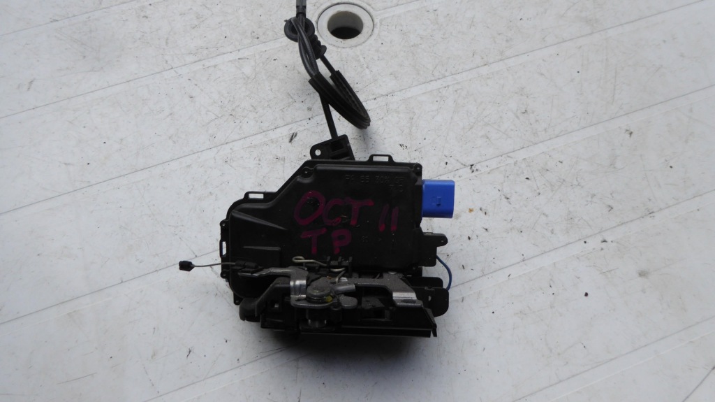 фото №1, Замок двері задня правий skoda octavia ii 2 7 pinów