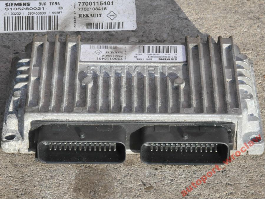 фото №1, Блок керування коробки бортовий комп'ютер renault clio 7700115401