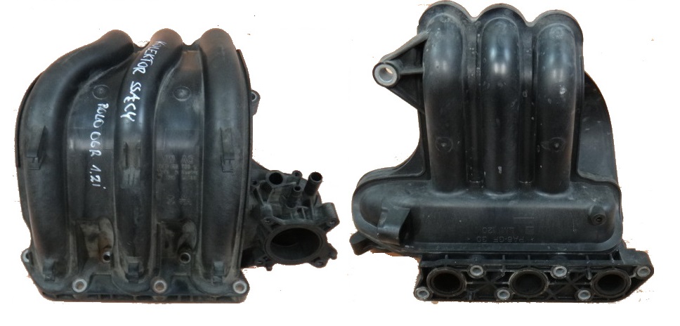 фото №1, Vw polo 9n lift 08 r 1.2 колектор всмоктуючий