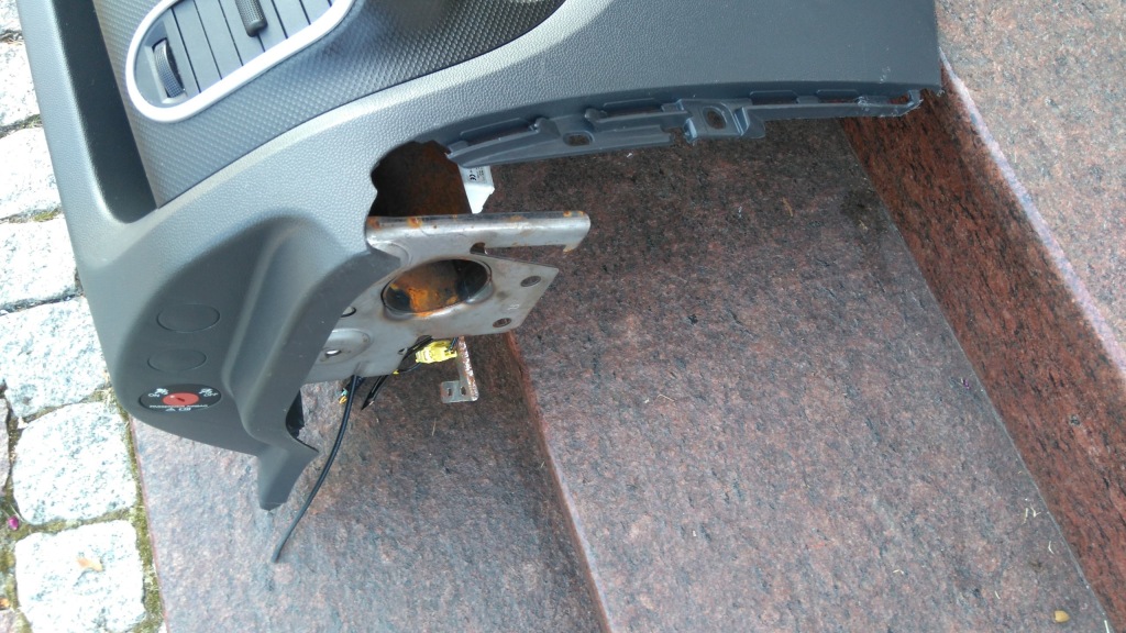 фото №10, Opel agila ii b 2008 - консоль приборная панель приборная подушки безопасности 2x подушка безопасности каркас