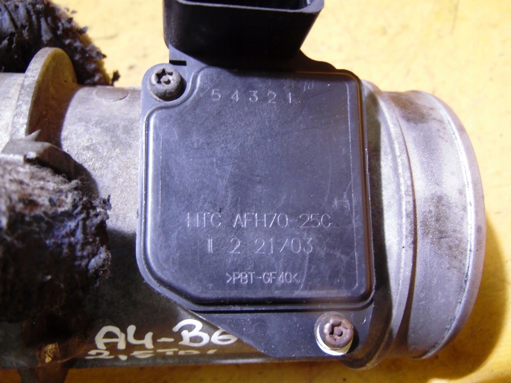 фото №4, Витратомір датчик масової витрати повітря a4 b6 2.5 tdi 059906461g