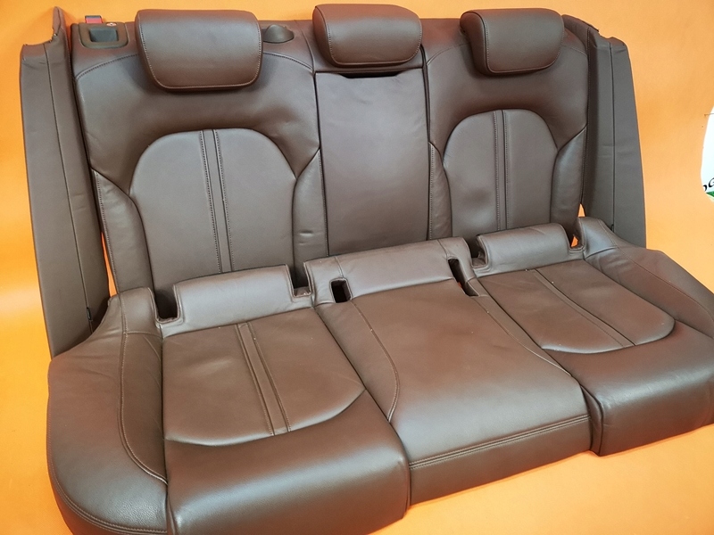 фото №10, Audi a6 c7 sedan заднє сидіння сидіння обшивки шкіра bose комплект