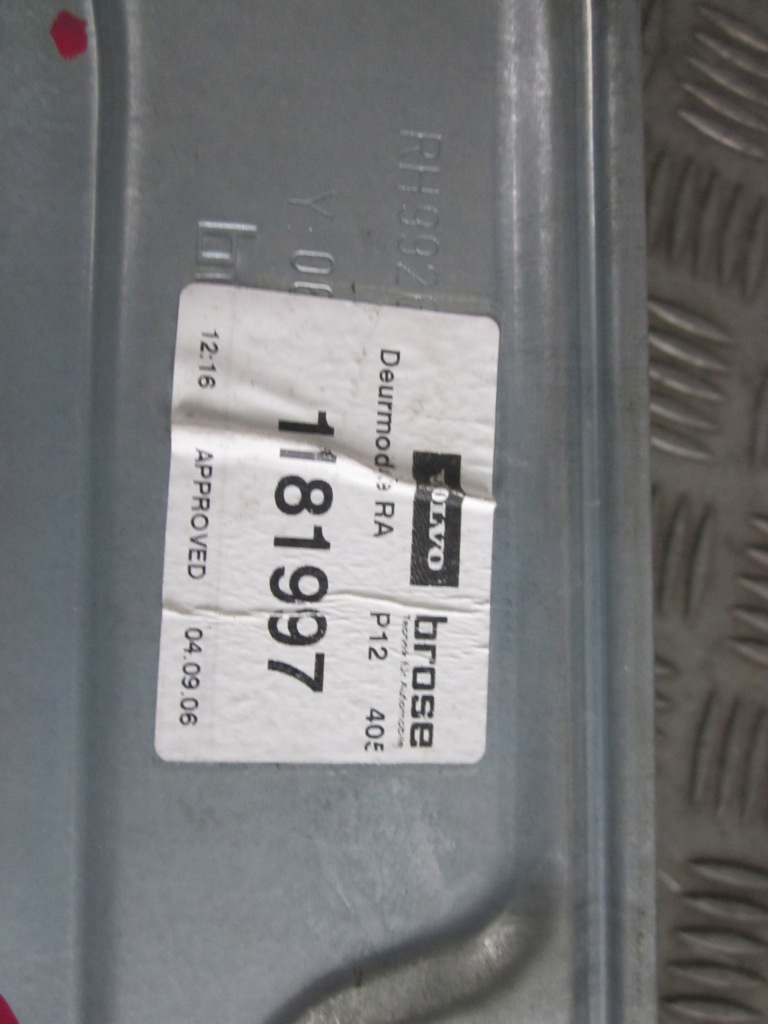 фото №6, Механизм стекло правый задняя volvo v50 04-06r