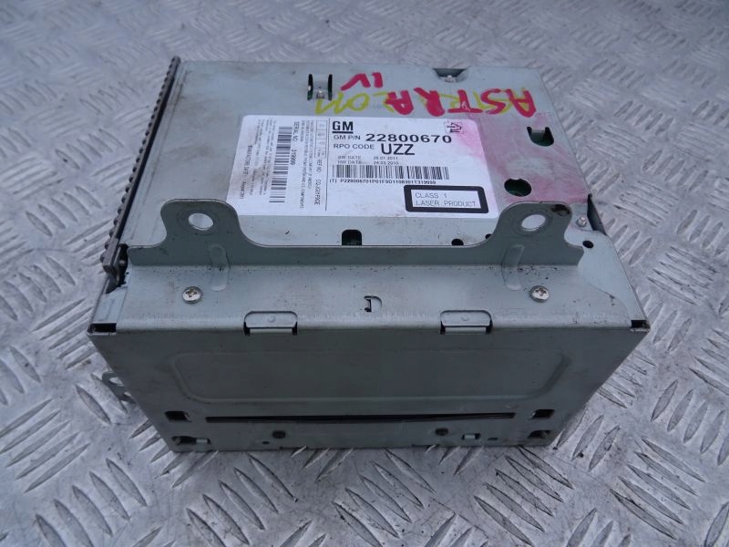 Opel astra iv j радіо заводський 22800670 Ціна