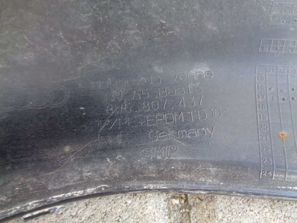 Audi a5 b9 8w6 8w 16-19 бампер перед szary 8w6807437 в Украине