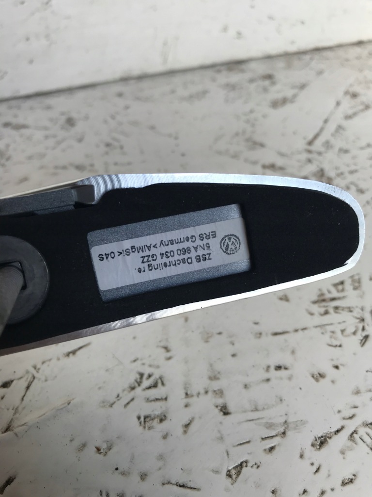 фото №6, Vw tiguan ii рейлінг даховий лівий хром 5na