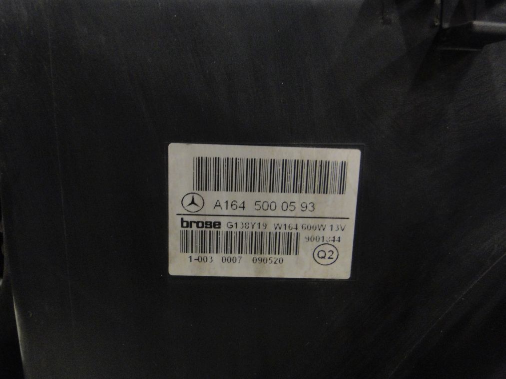 фото №4, Mercedes gl ml 164 r klasa w251 вентилятор радиатор