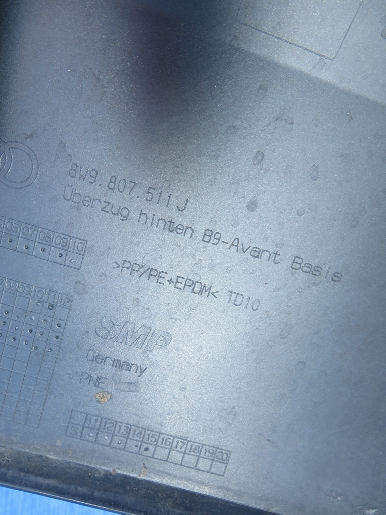 фото №12, Audi a4 b9 8w9 kombi бампер задній задня