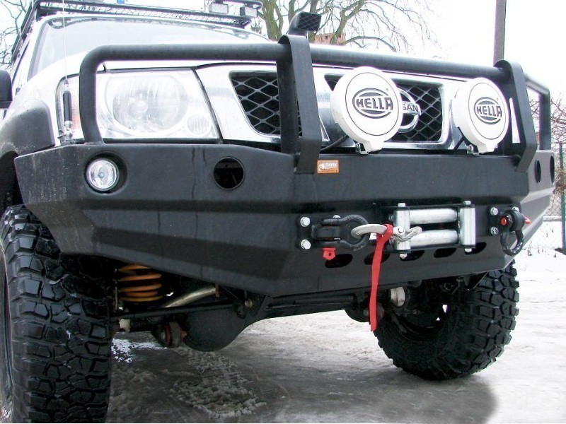 фото №9, Nissan patrol y61 gu4 бампер перед с плита сталь