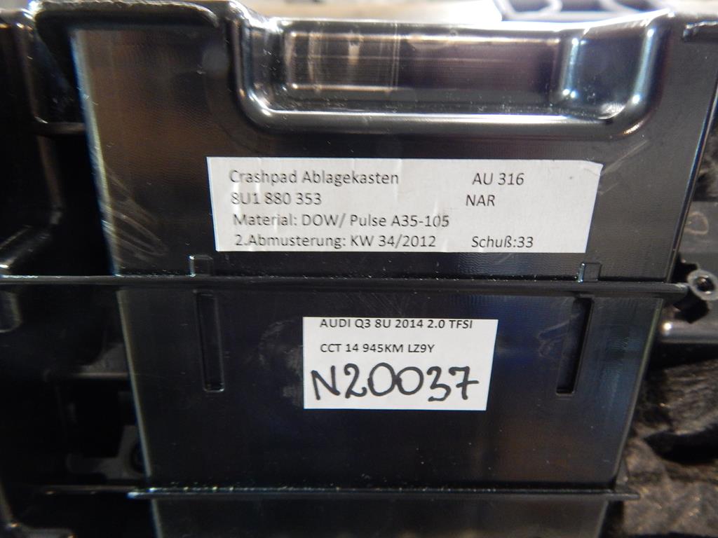 фото №4, Audi q3 8u бардачок пассажира 8u1880353