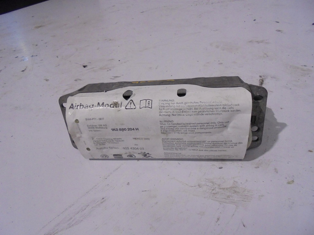 фото №1, Подушка пасажира vw jetta