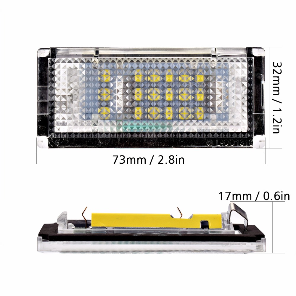 Лампа led реєстрації mini cooper r50 r52 r53 Ціна