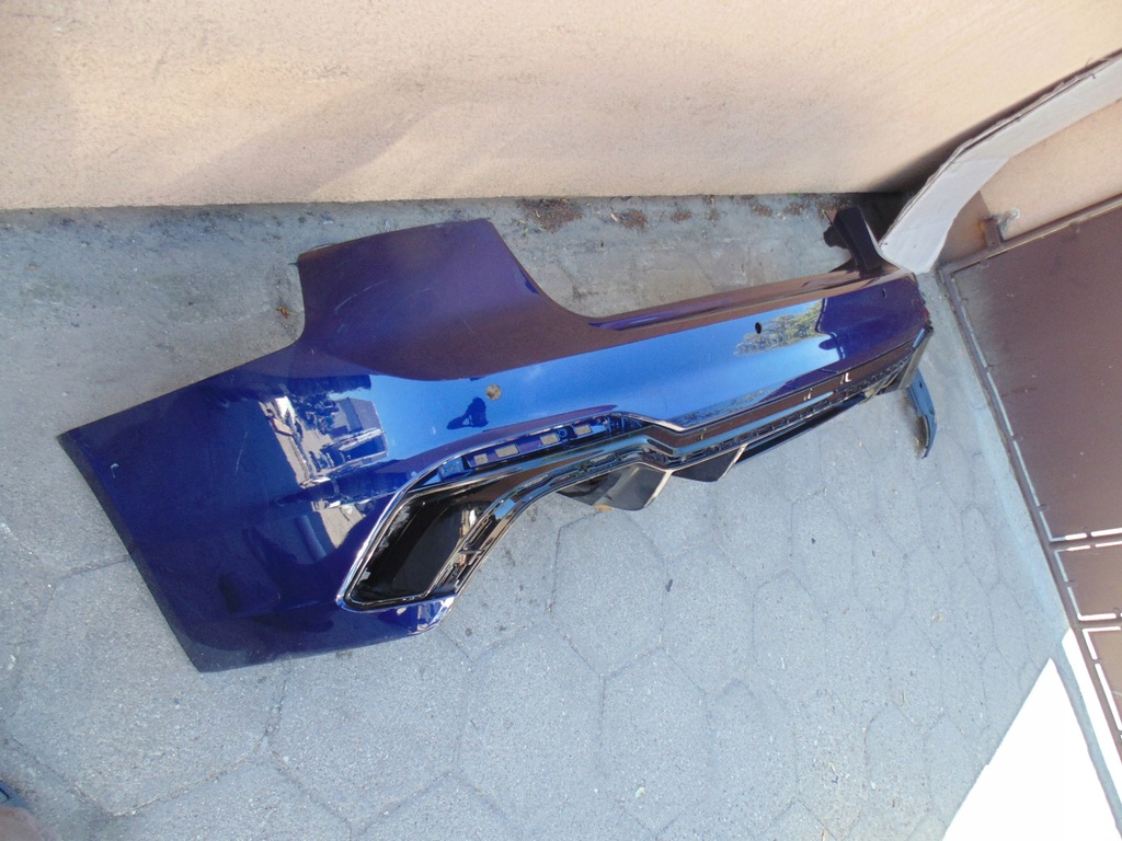 фото №5, Бампер audi rs4 b9 2017- задній дифузор спойлер