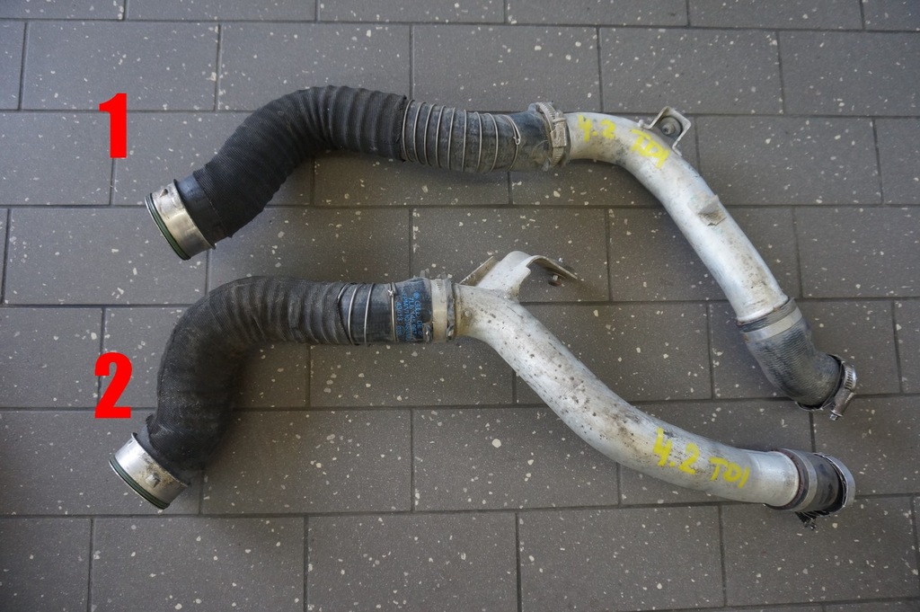 фото №1, Труба інтеркулер audi q7 4l 4.2 tdi дроти