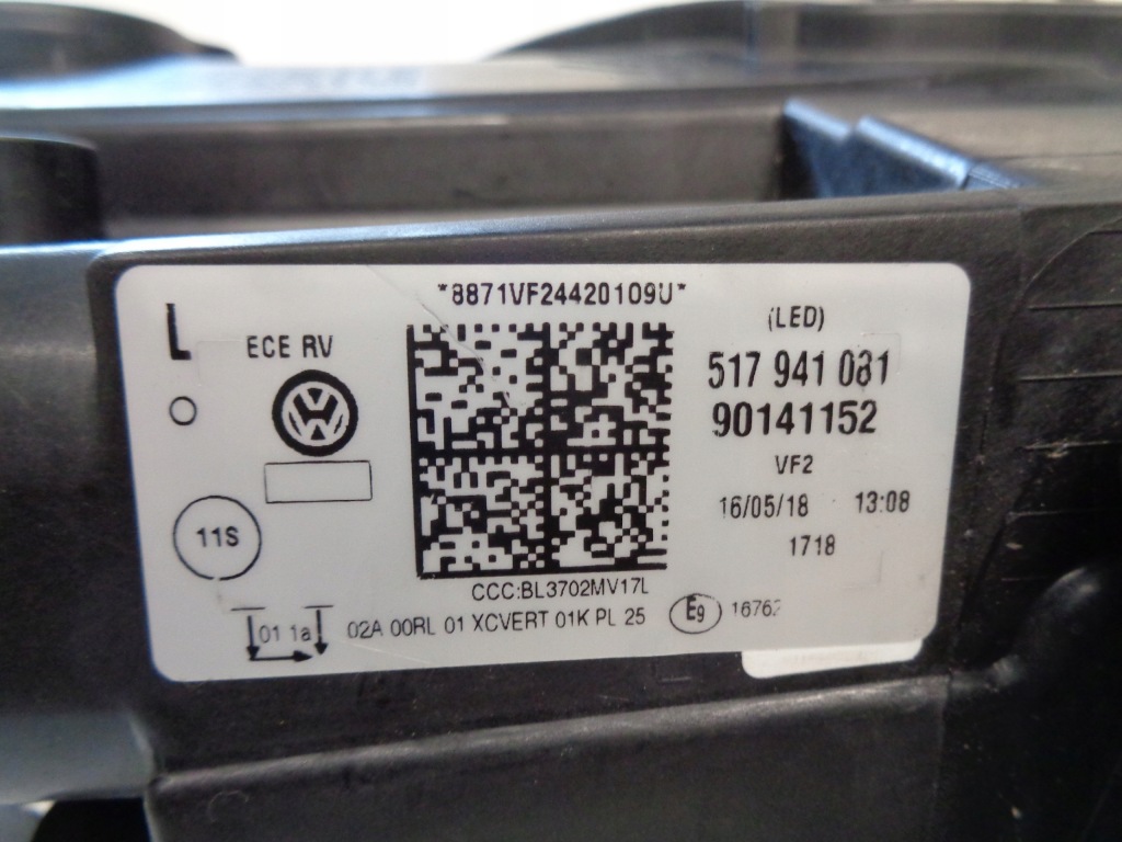 фото №6, Vw golf 7 vii sportsvan lift лампа full led ліва