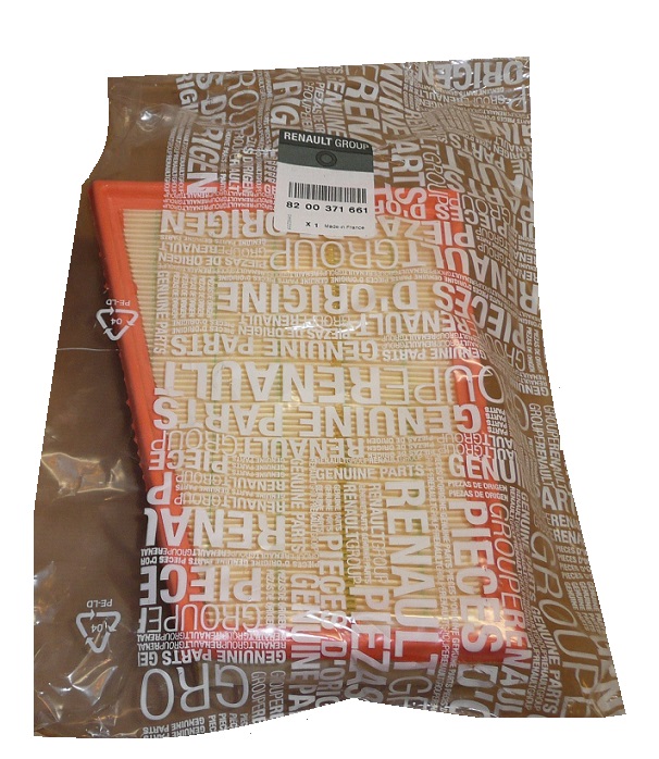 фото №1, Renault оригинальный номер 8200371661 фильтр воздуха