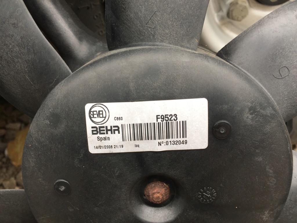 Fiat ducato jumper boxer вентилятори 2006- в Україні