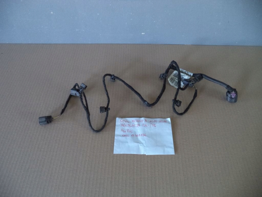 фото №1, Opel meriva b 2010-2018 электропроводка 4x pdc задняя