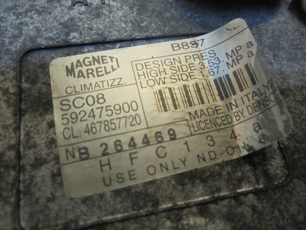 фото №5, Компрессор кондиционера fiat punto ii 592475900